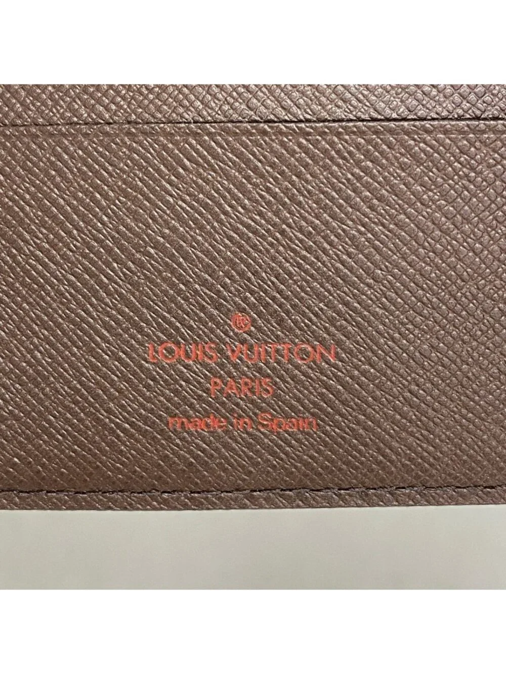 Louis Vuitton Wallet Damier Portefeuille Cartes Credit Monet Ebene